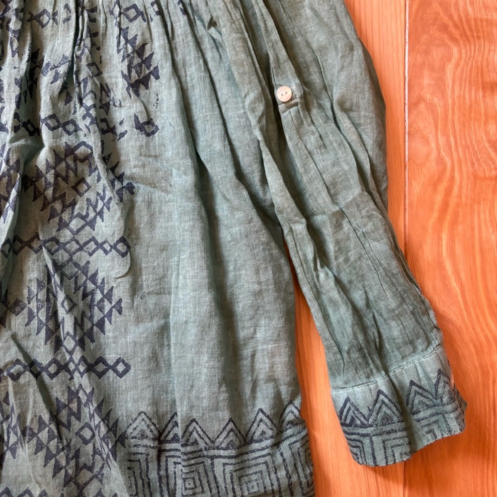 Signals Boho Patterned Button Front Lightweight C… - image 5